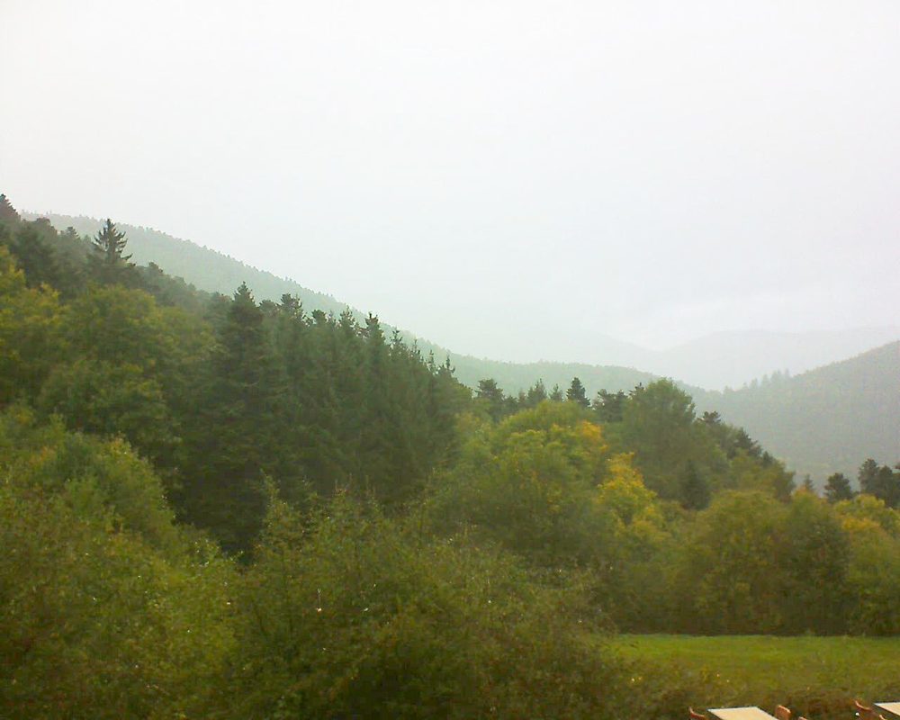 Le petit ballon vu depuis le Domaine Langmatt à Murbach le 09.10.2019 à 16:45 Le petit ballon (Alsace, Vosges) le 09.10.2019 à 16:45