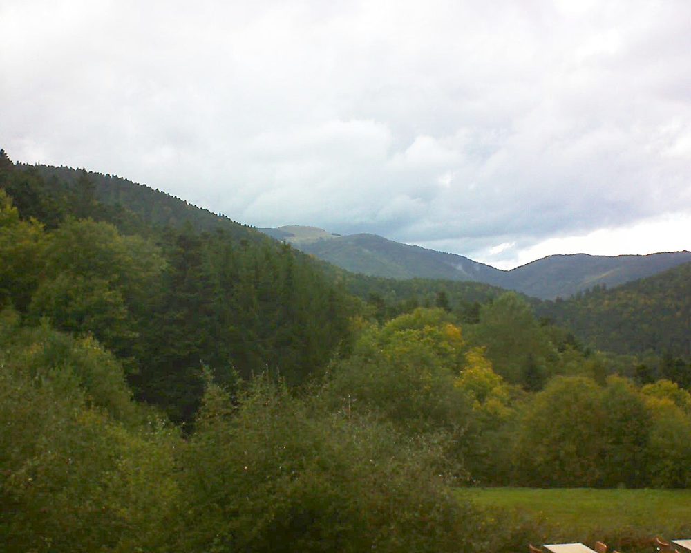 Le petit ballon vu depuis le Domaine Langmatt à Murbach le 10.10.2019 à 16:00 Le petit ballon (Alsace, Vosges) le 10.10.2019 à 16:00