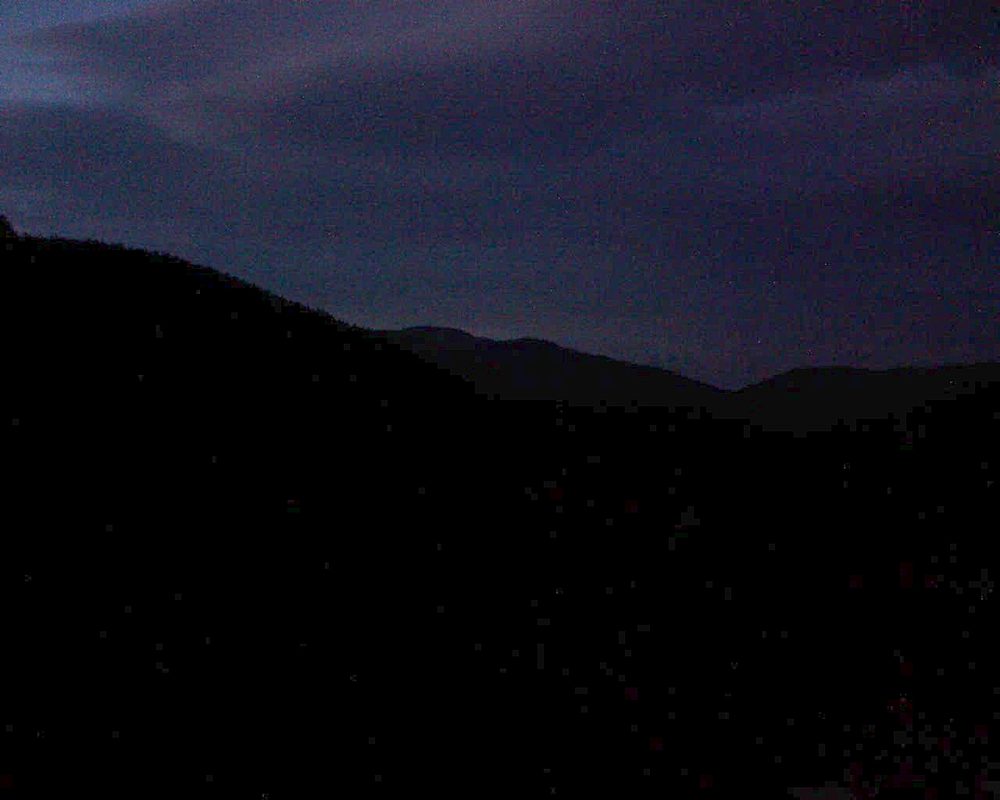 Le petit ballon vu depuis le Domaine Langmatt à Murbach le 12.10.2019 à 19:15 Le petit ballon (Alsace, Vosges) le 12.10.2019 à 19:15
