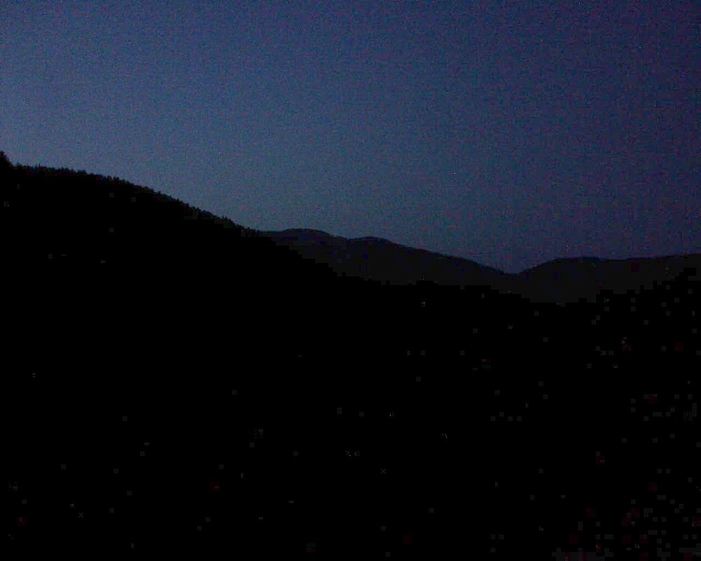 Le petit ballon vu depuis le Domaine Langmatt à Murbach le 13.10.2019 à 19:15 Le petit ballon (Alsace, Vosges) le 13.10.2019 à 19:15