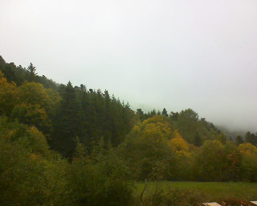 Le petit ballon vu depuis le Domaine Langmatt à Murbach le 15.10.2019 à 17:00 Le petit ballon (Alsace, Vosges) le 15.10.2019 à 17:00