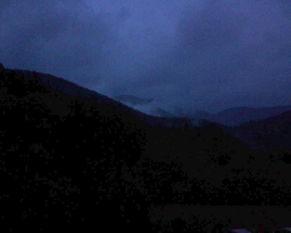 Le petit ballon vu depuis le Domaine Langmatt à Murbach le 15.10.2019 à 19:00 Le petit ballon (Alsace, Vosges) le 15.10.2019 à 19:00