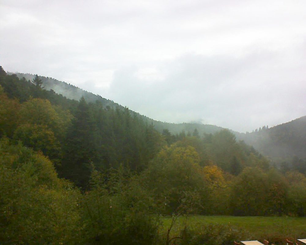 Le petit ballon vu depuis le Domaine Langmatt à Murbach le 21.10.2019 à 16:45 Le petit ballon (Alsace, Vosges) le 21.10.2019 à 16:45