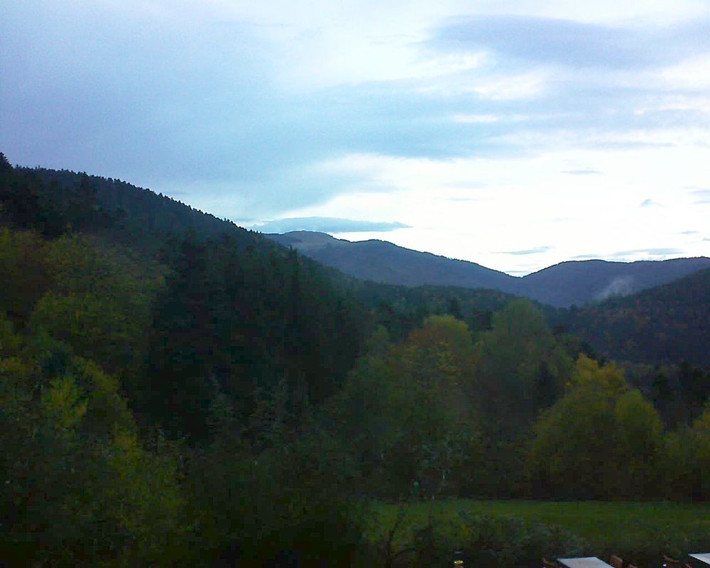 Le petit ballon vu depuis le Domaine Langmatt à Murbach le 05.11.2019 à 16:30 Le petit ballon (Alsace, Vosges) le 05.11.2019 à 16:30