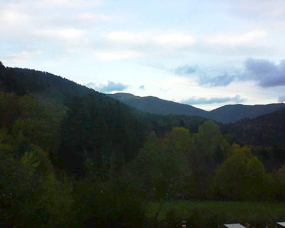 Le petit ballon vu depuis le Domaine Langmatt à Murbach le 07.11.2019 à 16:30 Le petit ballon (Alsace, Vosges) le 07.11.2019 à 16:30