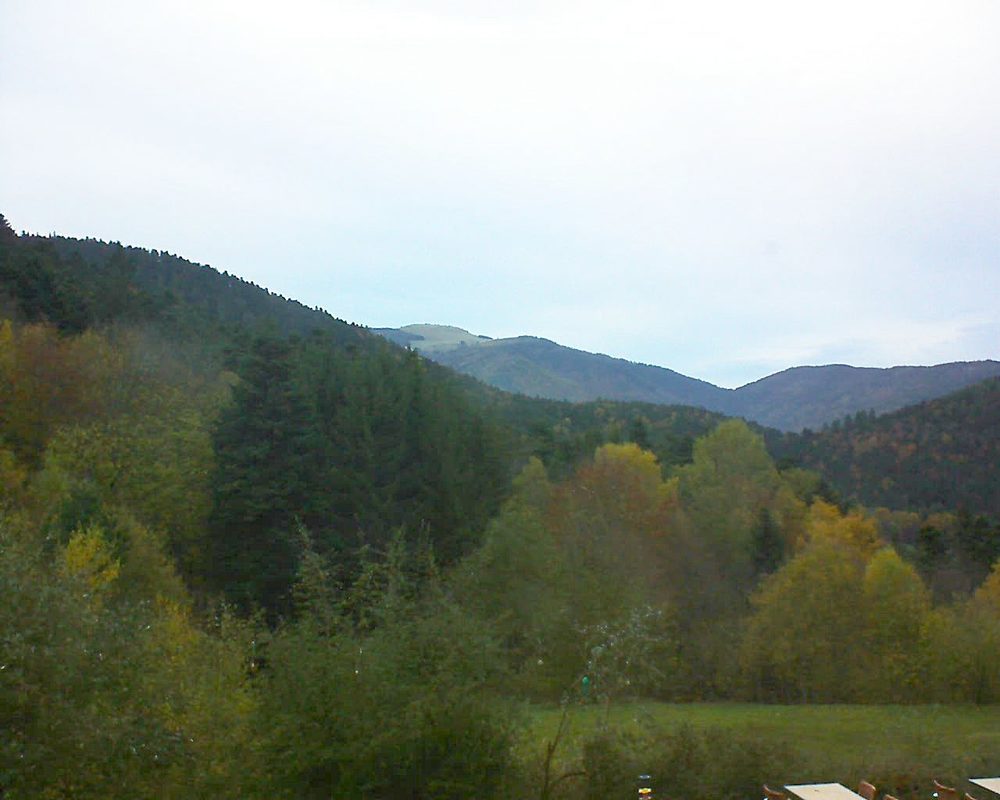 Le petit ballon vu depuis le Domaine Langmatt à Murbach le 11.11.2019 à 16:30 Le petit ballon (Alsace, Vosges) le 11.11.2019 à 16:30