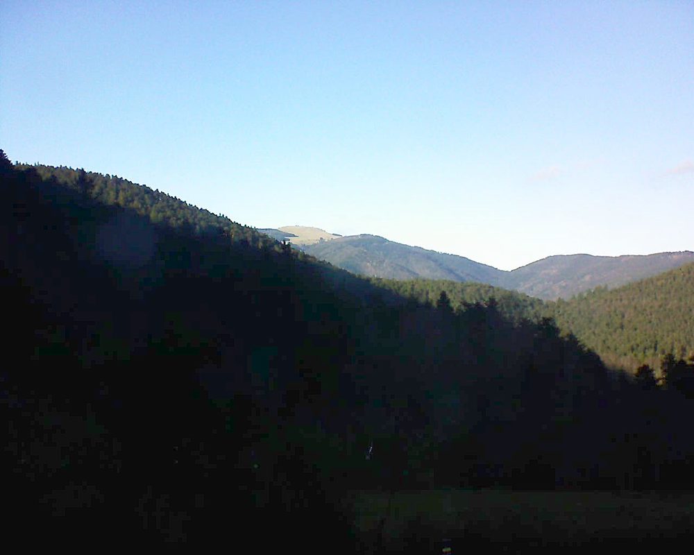Le petit ballon vu depuis le Domaine Langmatt à Murbach le 07.01.2020 à 15:00 Le petit ballon (Alsace, Vosges) le 07.01.2020 à 15:00