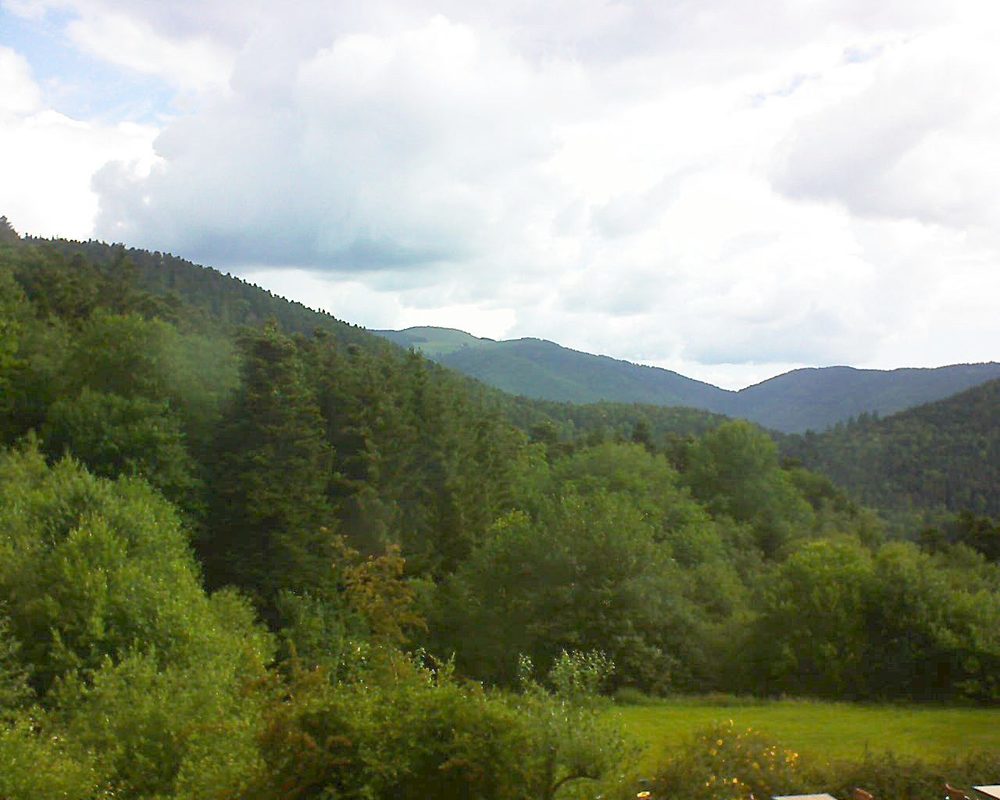 Le petit ballon vu depuis le Domaine Langmatt à Murbach le 20.06.2020 à 09:00 Le petit ballon (Alsace, Vosges) le 20.06.2020 à 09:00