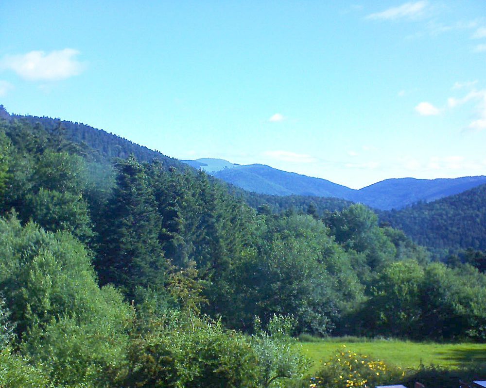 Le petit ballon vu depuis le Domaine Langmatt à Murbach le 22.06.2020 à 09:00 Le petit ballon (Alsace, Vosges) le 22.06.2020 à 09:00