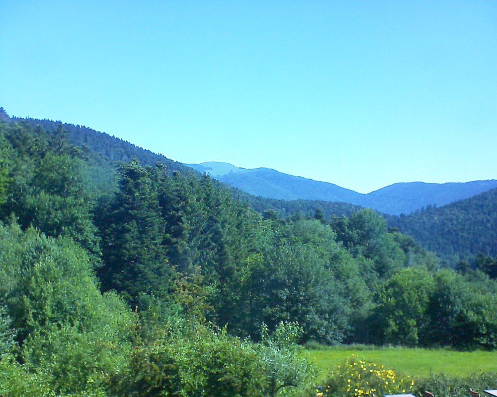 Le petit ballon vu depuis le Domaine Langmatt à Murbach le 23.06.2020 à 10:00 Le petit ballon (Alsace, Vosges) le 23.06.2020 à 10:00