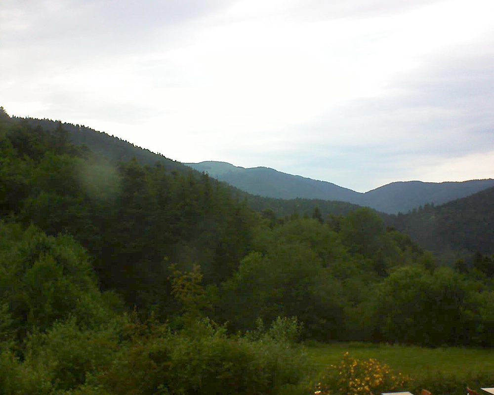 Le petit ballon vu depuis le Domaine Langmatt à Murbach le 27.06.2020 à 09:00 Le petit ballon (Alsace, Vosges) le 27.06.2020 à 09:00