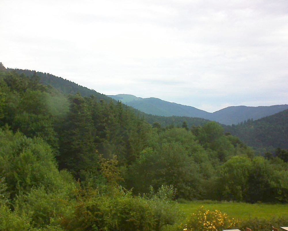 Le petit ballon vu depuis le Domaine Langmatt à Murbach le 27.06.2020 à 10:00 Le petit ballon (Alsace, Vosges) le 27.06.2020 à 10:00