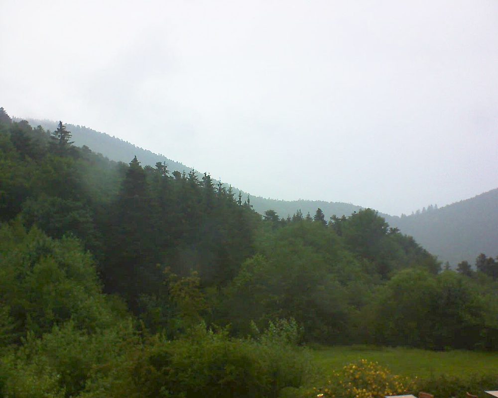 Le petit ballon vu depuis le Domaine Langmatt à Murbach le 29.06.2020 à 08:45 Le petit ballon (Alsace, Vosges) le 29.06.2020 à 08:45