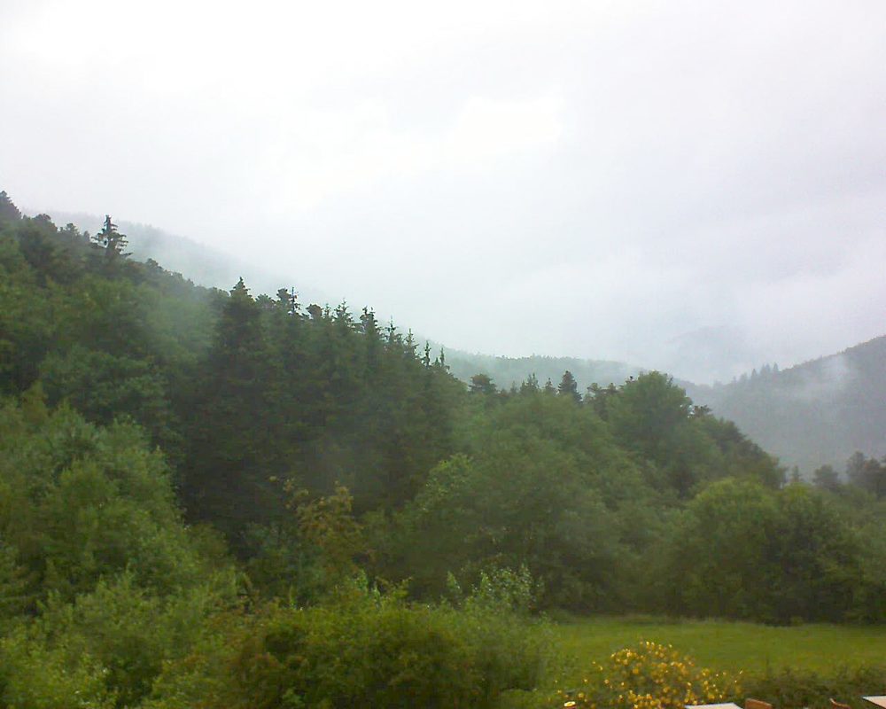 Le petit ballon vu depuis le Domaine Langmatt à Murbach le 29.06.2020 à 09:15 Le petit ballon (Alsace, Vosges) le 29.06.2020 à 09:15