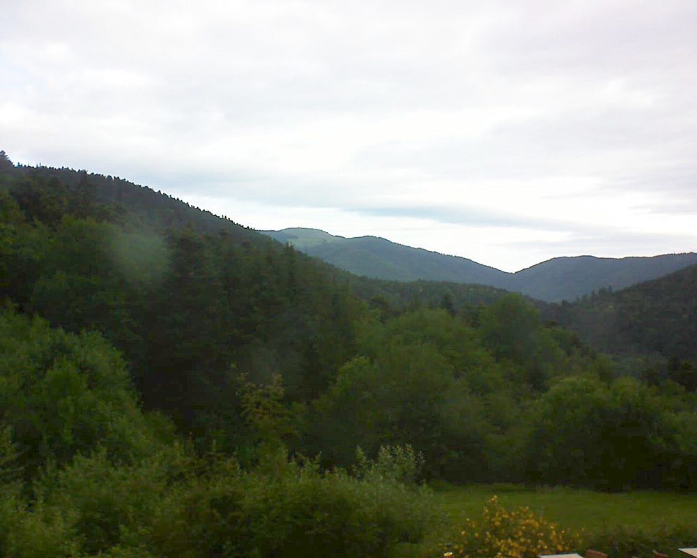 Le petit ballon vu depuis le Domaine Langmatt à Murbach le 30.06.2020 à 08:15 Le petit ballon (Alsace, Vosges) le 30.06.2020 à 08:15