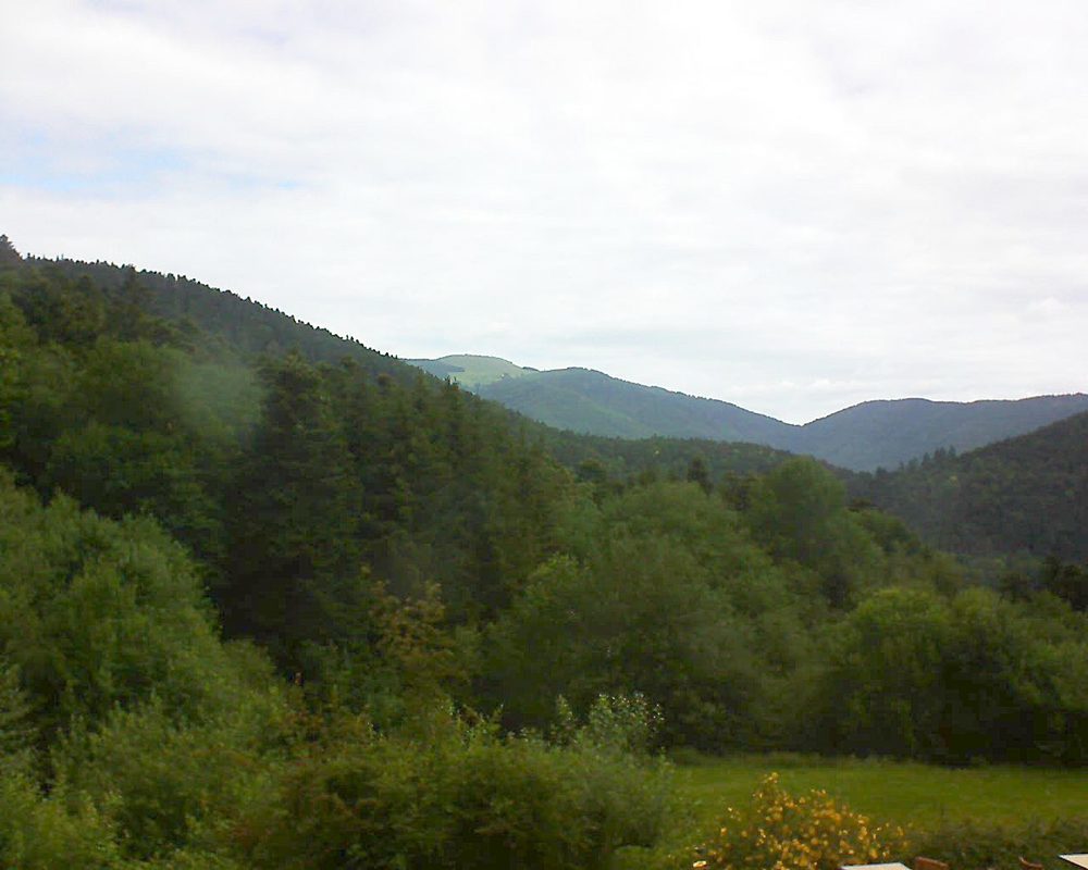 Le petit ballon vu depuis le Domaine Langmatt à Murbach le 30.06.2020 à 09:45 Le petit ballon (Alsace, Vosges) le 30.06.2020 à 09:45