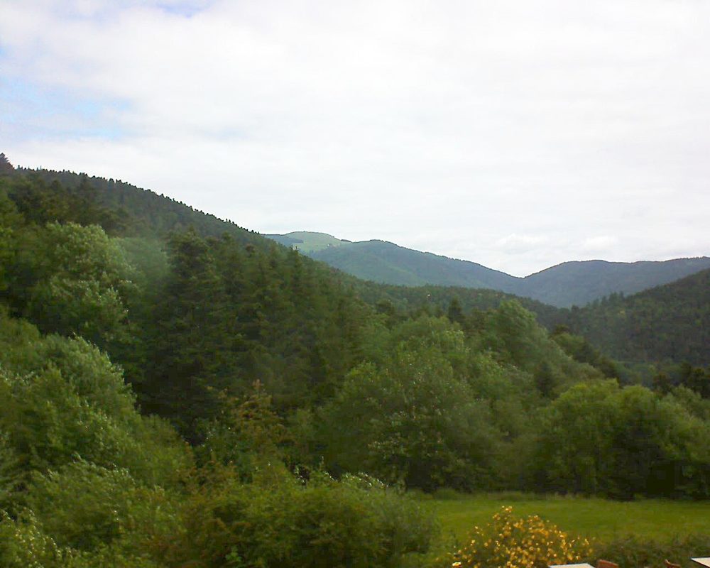 Le petit ballon vu depuis le Domaine Langmatt à Murbach le 30.06.2020 à 11:00 Le petit ballon (Alsace, Vosges) le 30.06.2020 à 11:00