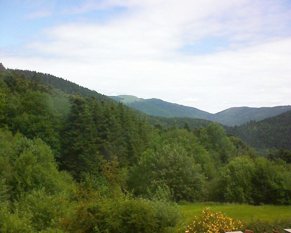 Le petit ballon vu depuis le Domaine Langmatt à Murbach le 30.06.2020 à 11:45 Le petit ballon (Alsace, Vosges) le 30.06.2020 à 11:45