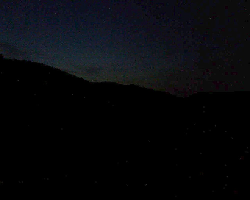 Le petit ballon vu depuis le Domaine Langmatt à Murbach le 18.07.2020 à 22:15 Le petit ballon (Alsace, Vosges) le 18.07.2020 à 22:15