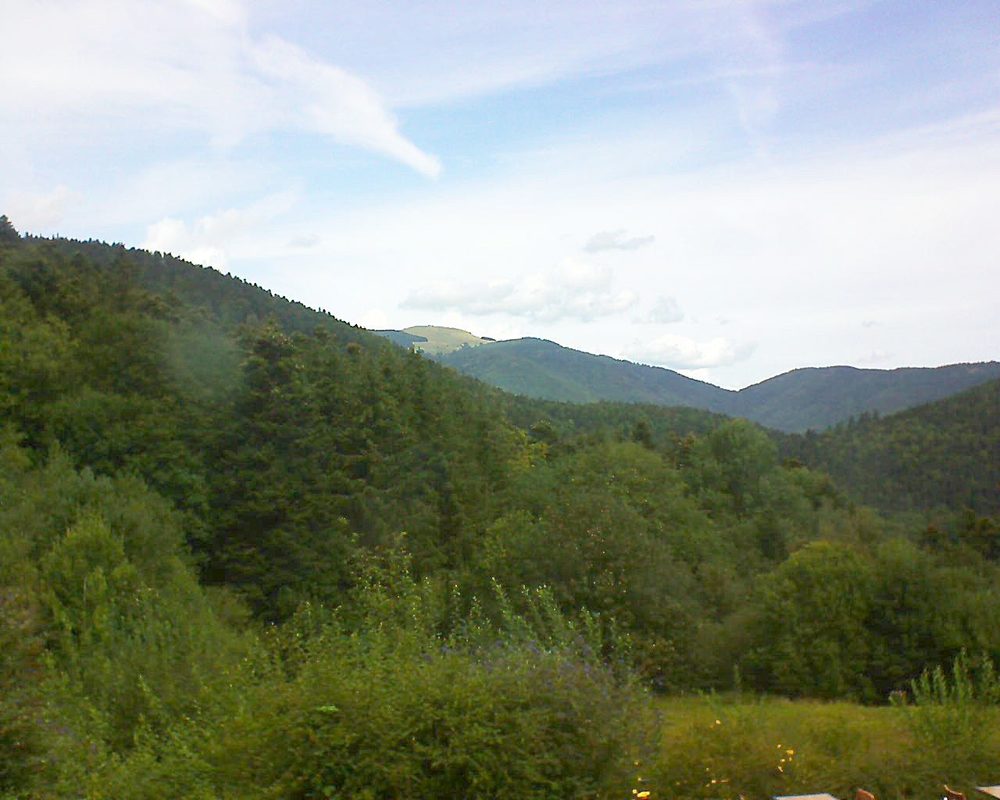 Le petit ballon vu depuis le Domaine Langmatt à Murbach le 19.08.2020 à 12:00 Le petit ballon (Alsace, Vosges) le 19.08.2020 à 12:00