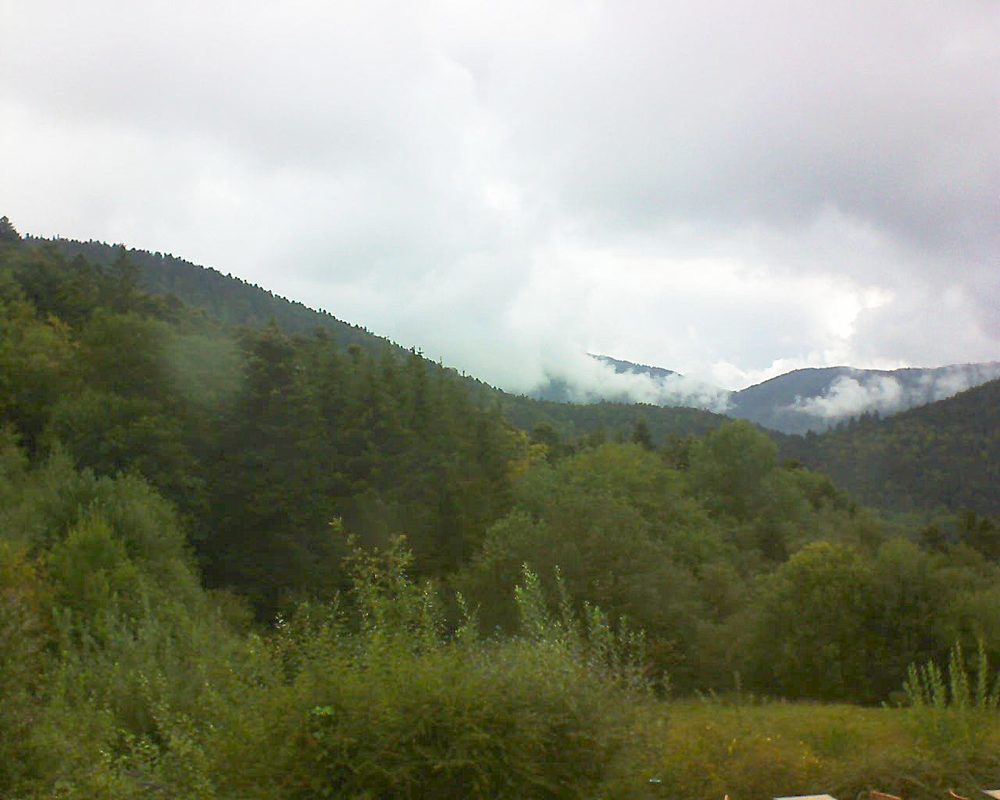 Le petit ballon vu depuis le Domaine Langmatt à Murbach le 01.09.2020 à 12:00 Le petit ballon (Alsace, Vosges) le 01.09.2020 à 12:00