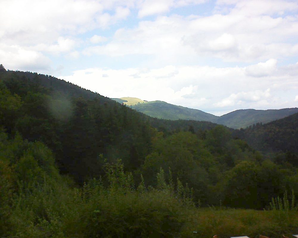 Le petit ballon vu depuis le Domaine Langmatt à Murbach le 02.09.2020 à 15:00 Le petit ballon (Alsace, Vosges) le 02.09.2020 à 15:00