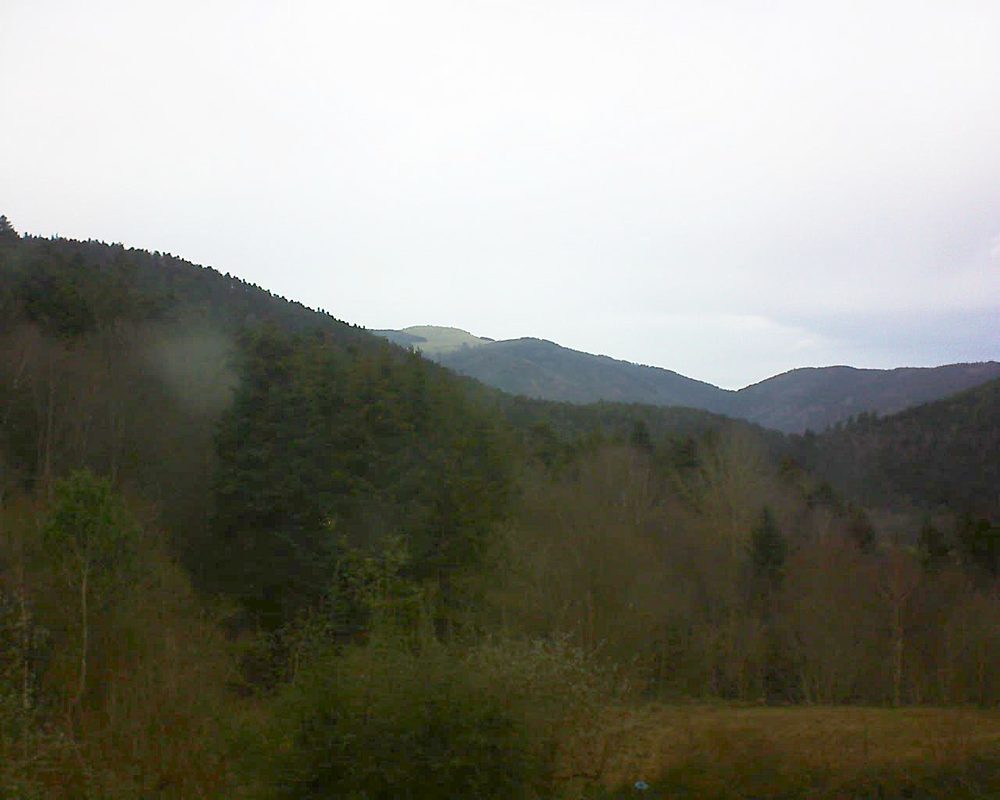 Le petit ballon vu depuis le Domaine Langmatt à Murbach le 23.12.2020 à 12:30 Le petit ballon (Alsace, Vosges) le 23.12.2020 à 12:30