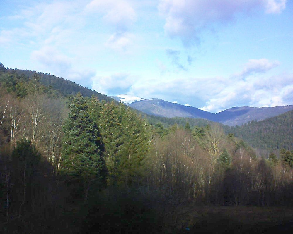 Le petit ballon vu depuis le Domaine Langmatt à Murbach le 26.12.2020 à 12:30 Le petit ballon (Alsace, Vosges) le 26.12.2020 à 12:30
