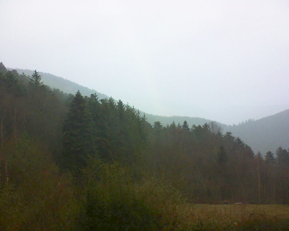 Le petit ballon vu depuis le Domaine Langmatt à Murbach le 28.12.2021 à 09:30 Le petit ballon (Alsace, Vosges) le 28.12.2021 à 09:30