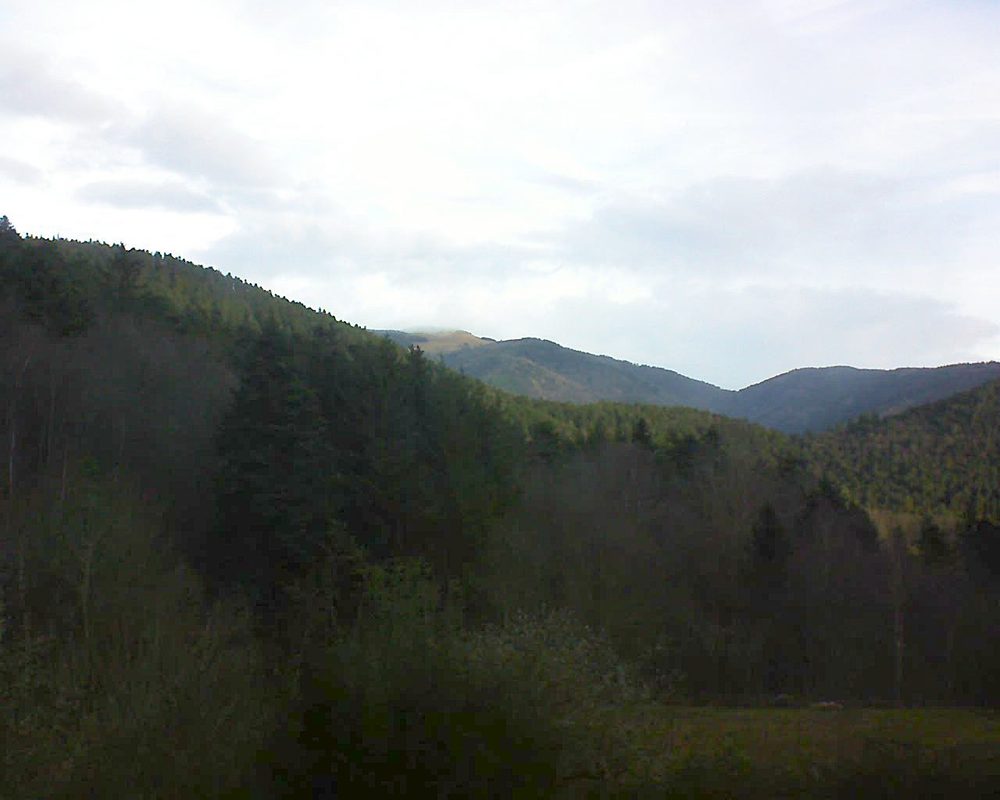 Le petit ballon vu depuis le Domaine Langmatt à Murbach le 30.12.2021 à 09:30 Le petit ballon (Alsace, Vosges) le 30.12.2021 à 09:30