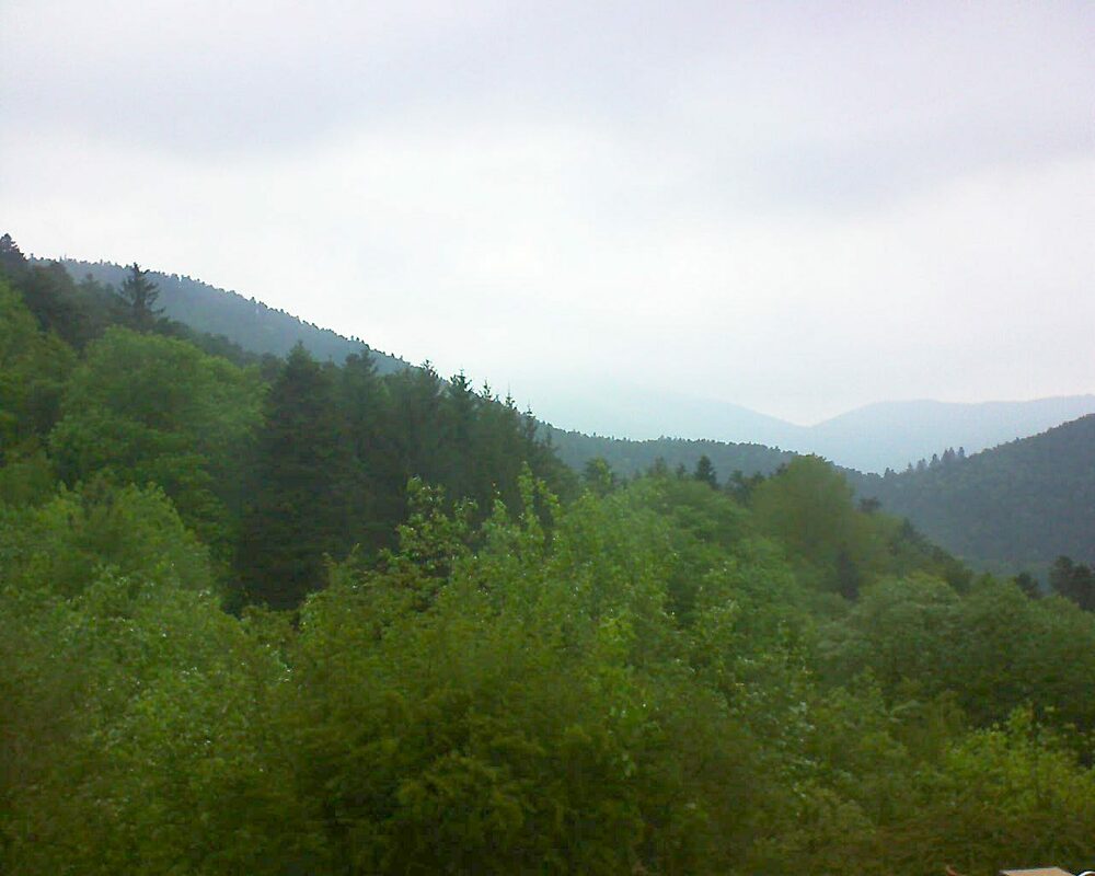 Le petit ballon vu depuis le Domaine Langmatt à Murbach le 23.05.2023 à 07:00 Le petit ballon (Alsace, Vosges) le 23.05.2023 à 07:00