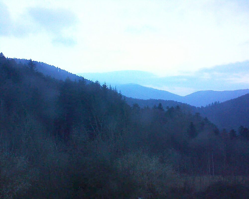 Le petit ballon vu depuis le Domaine Langmatt à Murbach le 28.02.2024 à 07:15 Le petit ballon (Alsace, Vosges) le 28.02.2024 à 07:15