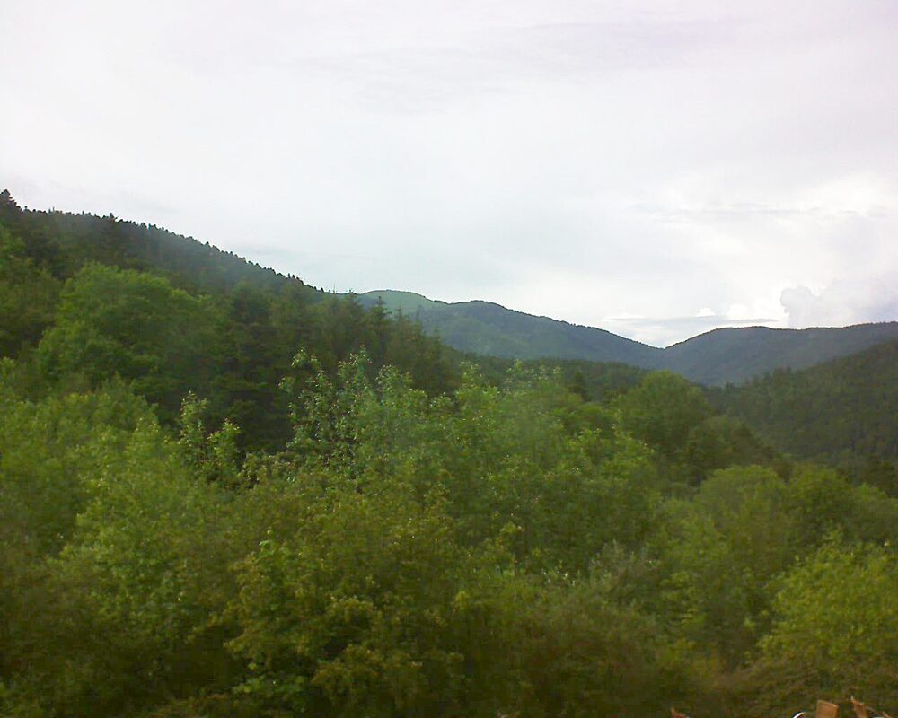 Le petit ballon vu depuis le Domaine Langmatt à Murbach le 24.05.2024 à 17:15 Le petit ballon (Alsace, Vosges) le 24.05.2024 à 17:15
