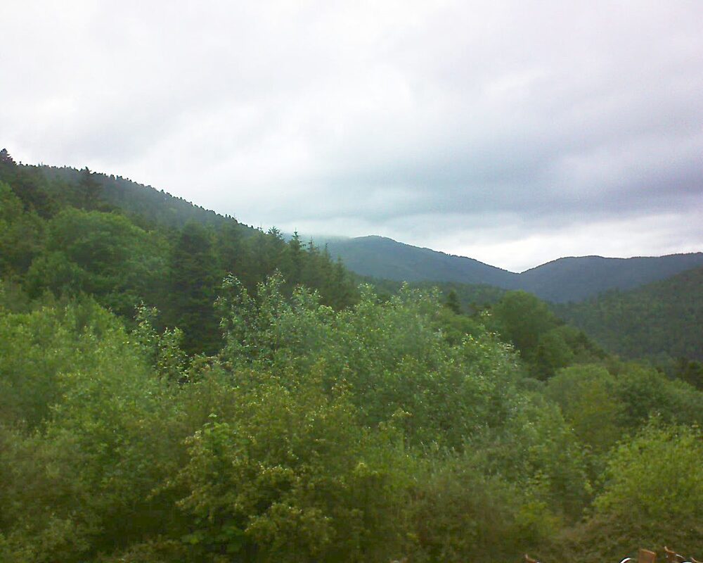 Le petit ballon vu depuis le Domaine Langmatt à Murbach le 29.05.2024 à 18:00 Le petit ballon (Alsace, Vosges) le 29.05.2024 à 18:00