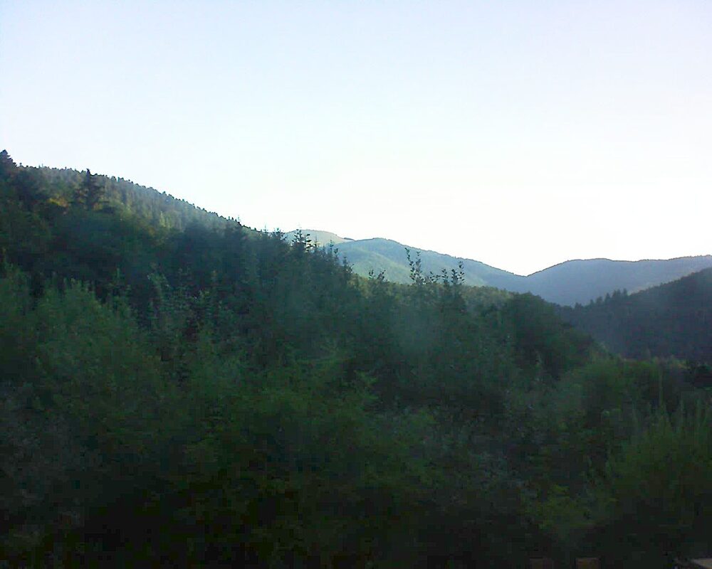 Le petit ballon vu depuis le Domaine Langmatt à Murbach le 26.08.2024 à 07:45 Le petit ballon (Alsace, Vosges) le 26.08.2024 à 07:45