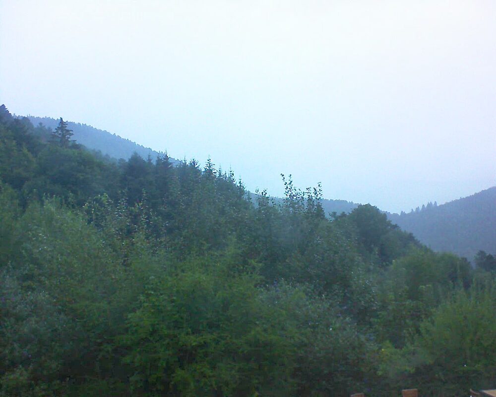Le petit ballon vu depuis le Domaine Langmatt à Murbach le 09.09.2024 à 07:45 Le petit ballon (Alsace, Vosges) le 09.09.2024 à 07:45