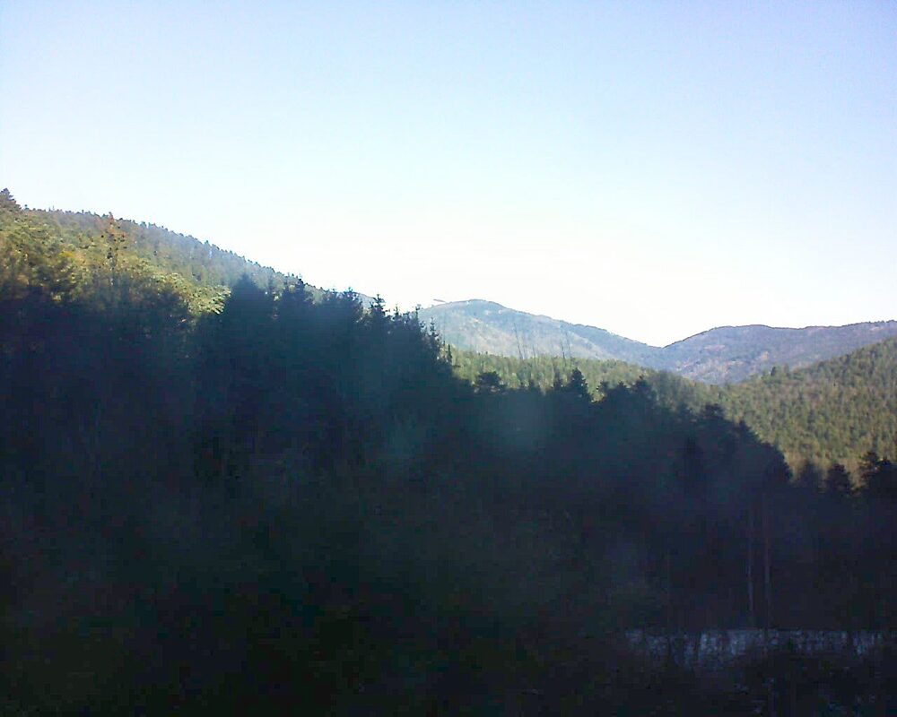 Le petit ballon vu depuis le Domaine Langmatt à Murbach le 11.01.2025 à 11:00 Le petit ballon (Alsace, Vosges) le 11.01.2025 à 11:00