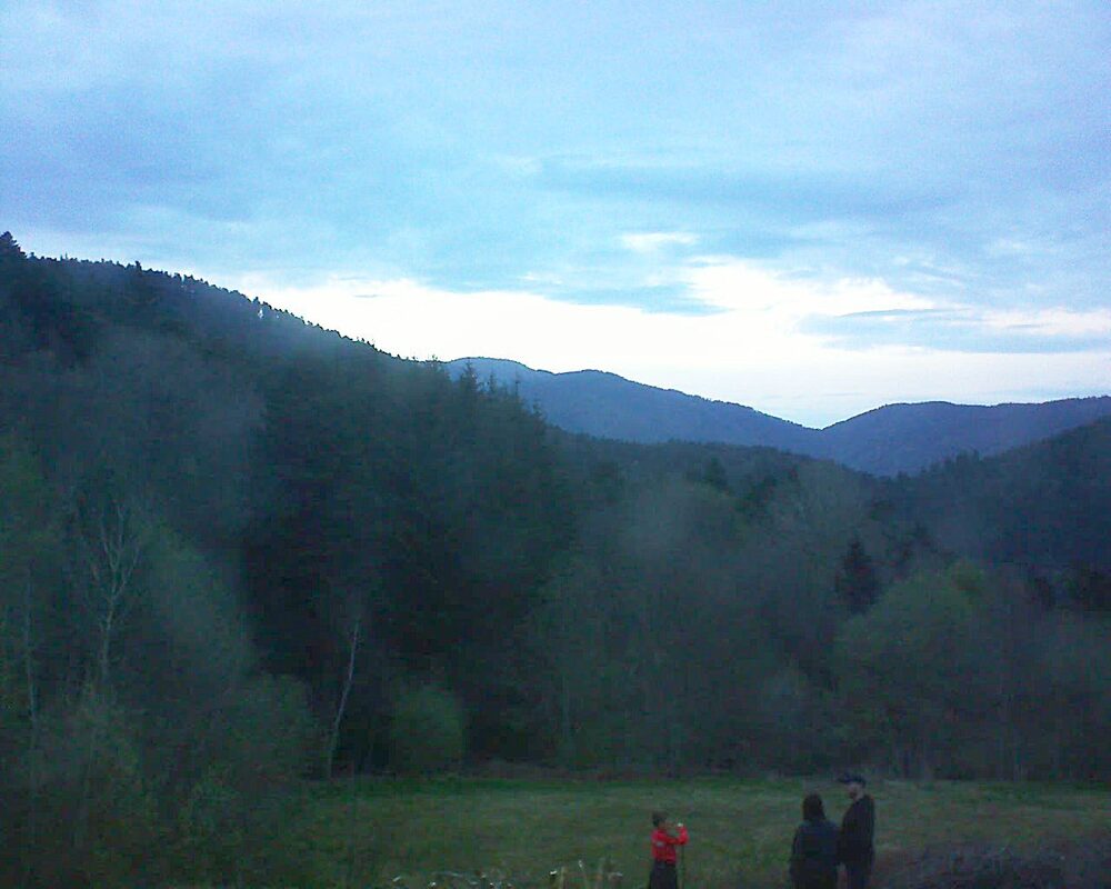 Le petit ballon vu depuis le Domaine Langmatt à Murbach le 12.04.2025 à 20:15 Le petit ballon (Alsace, Vosges) le 12.04.2025 à 20:15