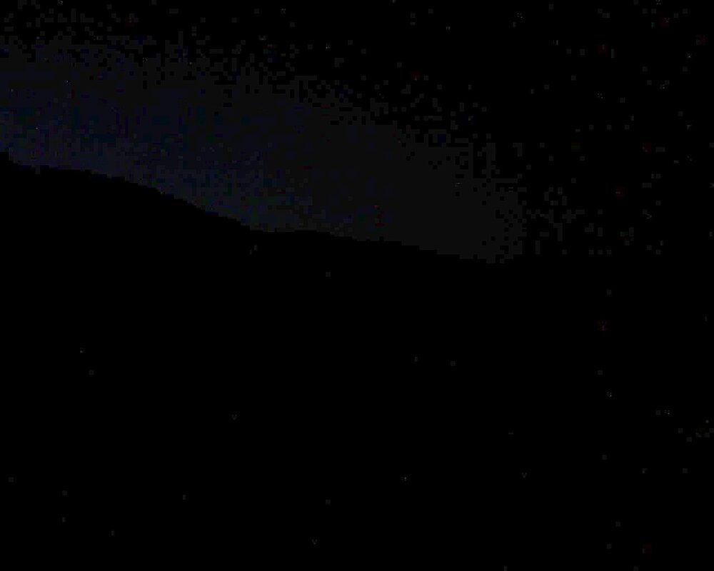 Le petit ballon vu depuis le Domaine Langmatt à Murbach le 19.04.2025 à 21:15 Le petit ballon (Alsace, Vosges) le 19.04.2025 à 21:15