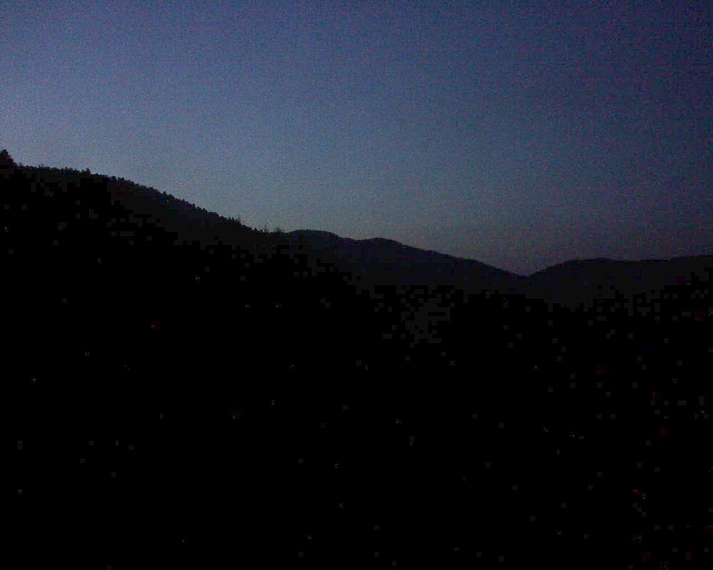 Le petit ballon vu depuis le Domaine Langmatt à Murbach le 29.04.2025 à 21:15 Le petit ballon (Alsace, Vosges) le 29.04.2025 à 21:15