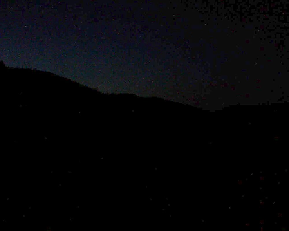 Le petit ballon vu depuis le Domaine Langmatt à Murbach le 30.04.2025 à 21:30 Le petit ballon (Alsace, Vosges) le 30.04.2025 à 21:30