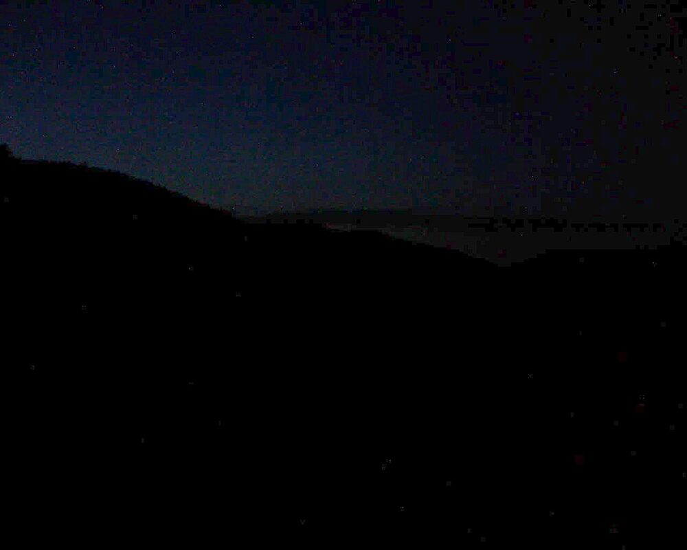 Le petit ballon vu depuis le Domaine Langmatt à Murbach le 10.05.2025 à 21:45 Le petit ballon (Alsace, Vosges) le 10.05.2025 à 21:45