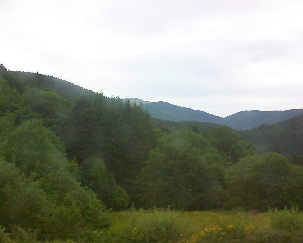 Le petit ballon vu depuis le Domaine Langmatt à Murbach le 06.07.2025 à 07:45 Le petit ballon (Alsace, Vosges) le 06.07.2025 à 07:45