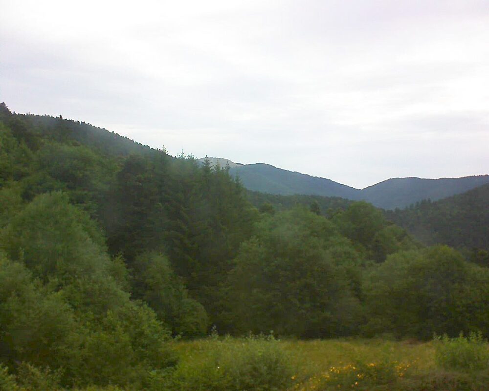 Le petit ballon vu depuis le Domaine Langmatt à Murbach le 06.07.2025 à 08:00 Le petit ballon (Alsace, Vosges) le 06.07.2025 à 08:00