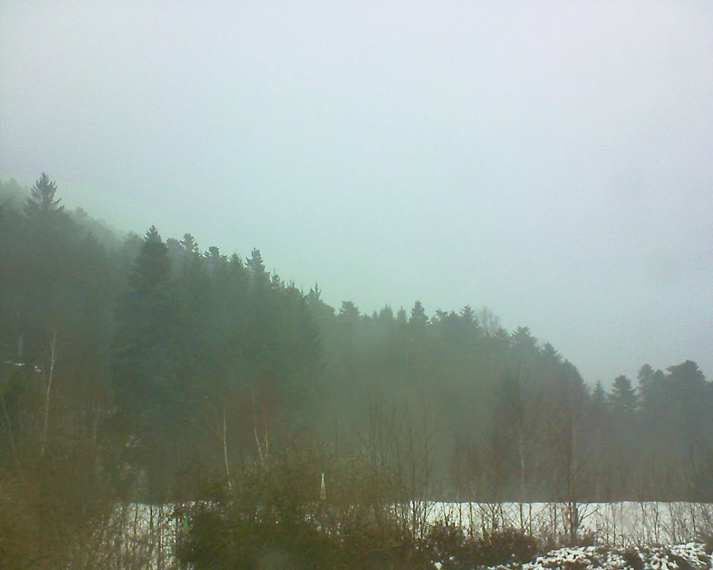 Le petit ballon vu depuis le Domaine Langmatt à Murbach le 03.03.2018 à 17:30 Le petit ballon (Alsace, Vosges) le 03.03.2018 à 17:30