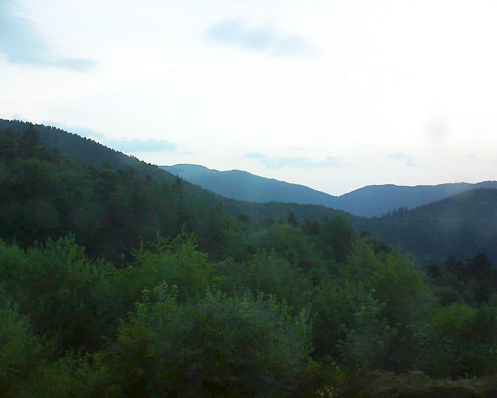 Le petit ballon vu depuis le Domaine Langmatt à Murbach le 03.07.2018 à 05:45 Le petit ballon (Alsace, Vosges) le 03.07.2018 à 05:45