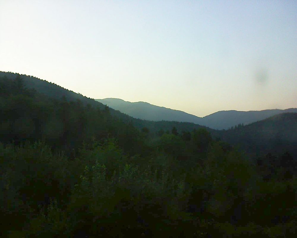 Le petit ballon vu depuis le Domaine Langmatt à Murbach le 23.07.2018 à 20:30 Le petit ballon (Alsace, Vosges) le 23.07.2018 à 20:30