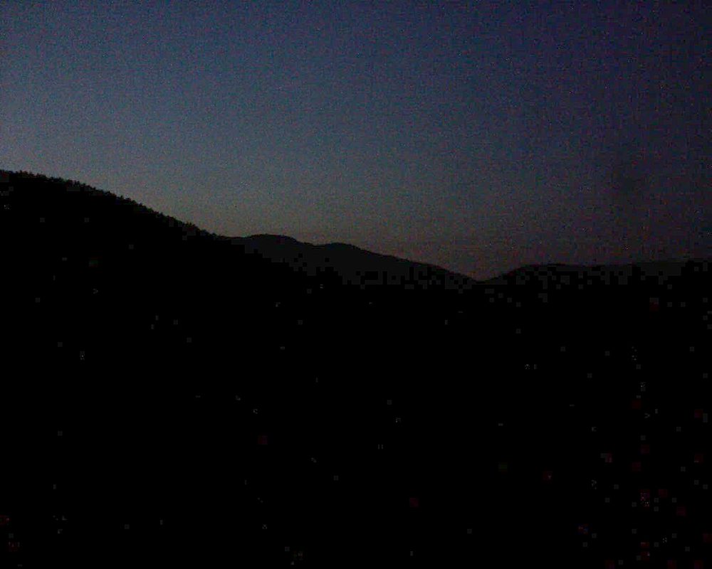 Le petit ballon vu depuis le Domaine Langmatt à Murbach le 02.08.2018 à 21:45 Le petit ballon (Alsace, Vosges) le 02.08.2018 à 21:45
