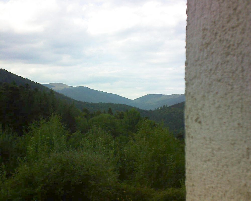 Le petit ballon vu depuis le Domaine Langmatt à Murbach le 20.08.2018 à 17:30 Le petit ballon (Alsace, Vosges) le 20.08.2018 à 17:30