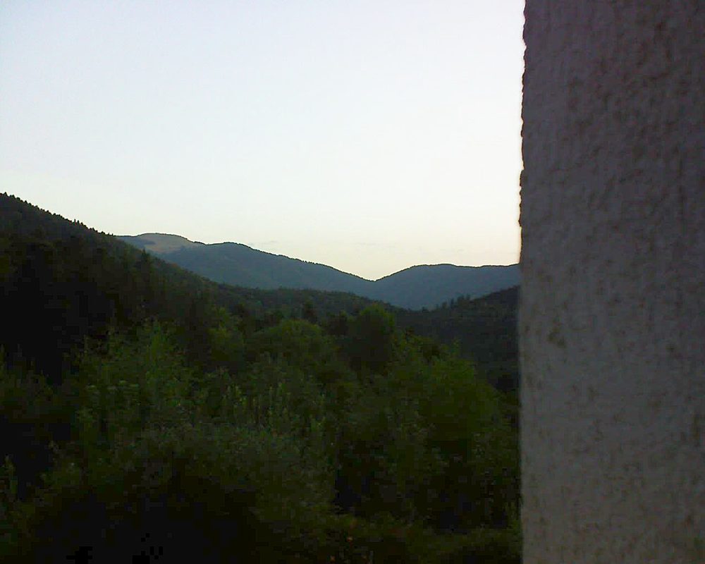 Le petit ballon vu depuis le Domaine Langmatt à Murbach le 21.08.2018 à 06:45 Le petit ballon (Alsace, Vosges) le 21.08.2018 à 06:45